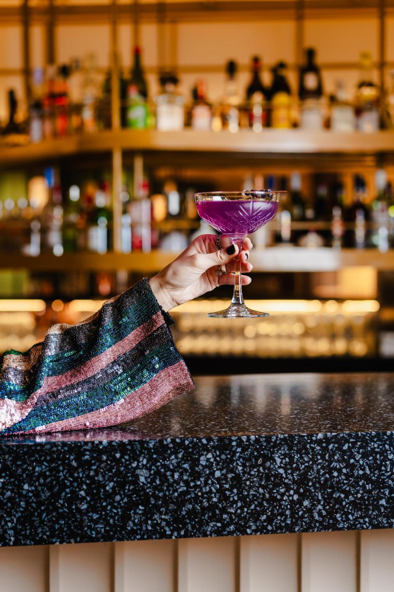 מלון Pullman Santiago El Bosque מראה חיצוני תמונה A purple cocktail